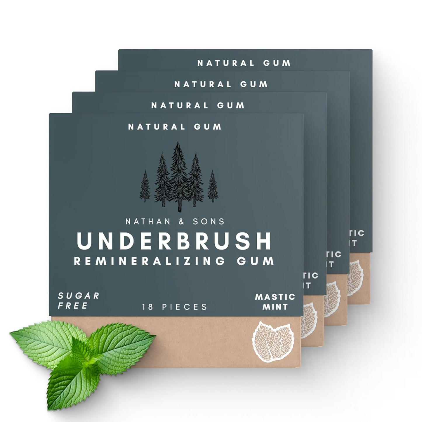 Mastic Mint Remineralizing Gum