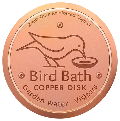 🥇 99.99% Pure Copper Bird Bath Disk
